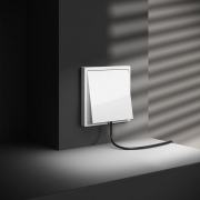 Вывод кабеля СП S70 механизм бел. глянцевый Voltum VLS080201 VLS080201