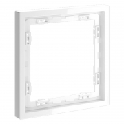 Рамка 1-м S70 пластик. бел. глянцевый Voltum VLS100101 VLS100101