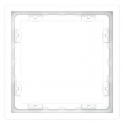 Рамка 1-м S70 пластик. бел. матов. Voltum VLS100102 VLS100102