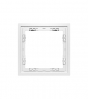 Рамка 1-м S70 пластик. бел. матов. Voltum VLS100102 VLS100102