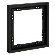 Рамка 1-м S70 пластик. черн. матов. Voltum VLS100108 VLS100108