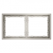 Рамка 2-м S70 пластик. кашемир Voltum VLS100203 VLS100203