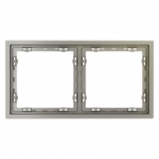 Рамка 2-м S70 пластик. шелк Voltum VLS100204 VLS100204