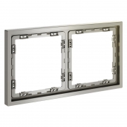Рамка 2-м S70 пластик. шелк Voltum VLS100204 VLS100204