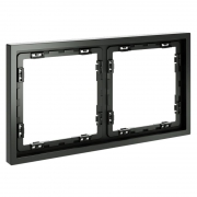 Рамка 2-м S70 пластик. титан Voltum VLS100206 VLS100206