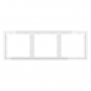 Рамка 3-м S70 пластик. бел. глянцевый Voltum VLS100301 VLS100301