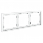 Рамка 3-м S70 пластик. бел. матов. Voltum VLS100302 VLS100302