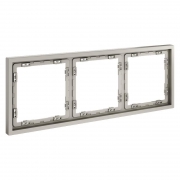 Рамка 3-м S70 пластик. кашемир Voltum VLS100303 VLS100303