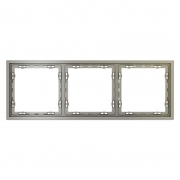 Рамка 3-м S70 пластик. шелк Voltum VLS100304 VLS100304