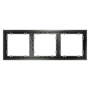 Рамка 3-м S70 пластик. титан Voltum VLS100306 VLS100306