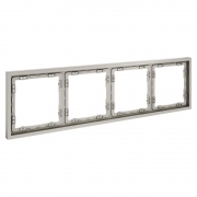 Рамка 4-м S70 пластик. кашемир Voltum VLS100403 VLS100403