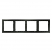 Рамка 4-м S70 пластик. титан Voltum VLS100406 VLS100406