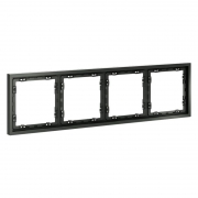 Рамка 4-м S70 пластик. титан Voltum VLS100406 VLS100406