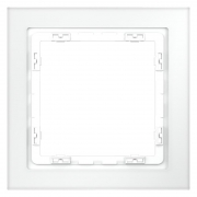 Рамка 1-м S70 стеклян. бел. матов. Voltum VLS110102 VLS110102