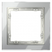 Рамка 1-м S70 стеклян. сталь Voltum VLS110105 VLS110105
