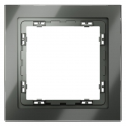 Рамка 1-м. S70 стеклян. титан Voltum VLS110106 VLS110106
