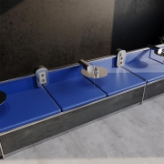 Рамка 3-м S70 стеклян. кашемир Voltum VLS110303 VLS110303