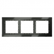 Рамка 3-м S70 стеклян. титан Voltum VLS110306 VLS110306