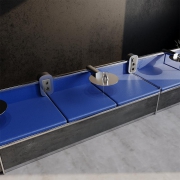 Рамка 3-м S70 стеклян. титан Voltum VLS110306 VLS110306