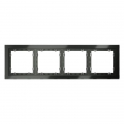 Рамка 4-м S70 стеклян. титан Voltum VLS110406 VLS110406