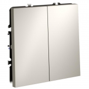 Переключатель перекрестный 2-кл. СП S70 10А механизм кашемир Voltum VLS020503 VLS020503