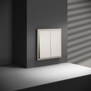 Переключатель перекрестный 2-кл. СП S70 10А механизм кашемир Voltum VLS020503 VLS020503