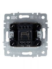 Выключатель 1-кл. СП BRITE ВС10-1-1-БрКр 10А с инд. беж. IEK BR-V10-1-10-K10 BR-V10-1-10-K10