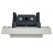 Выключатель 2-кл. СП BRITE ВСР10-2-0-БрБ 10А в сборе бел. IEK BR-V20-0-10-K01-F BR-V20-0-10-K01-F
