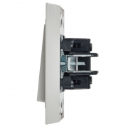 Выключатель проходной 2-кл. СП BRITE ВС10-2-6-БрБ 10А бел. IEK BR-V22-0-10-K01 BR-V22-0-10-K01