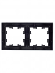 Рамка 2-м BRITE РУ-2-БрС сталь IEK BR-M22-K46 BR-M22-K46