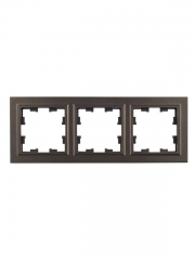 Рамка 3-м BRITE РУ-3-БрТБ бронза IEK BR-M32-K45 BR-M32-K45