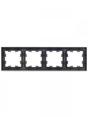 Рамка 4-м BRITE РУ-4-БрШ шампань IEK BR-M42-K37 BR-M42-K37