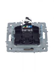 Розетка компьютерная СП RJ45 кат.5E BRITE РК10-БрШ шампань IEK BR-K10-1-K37 BR-K10-1-K37