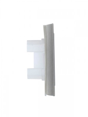 Рамка 1-м IP44 BRITE РУ-1-БрА-44 алюм. IEK BR-M12-44-K47 BR-M12-44-K47