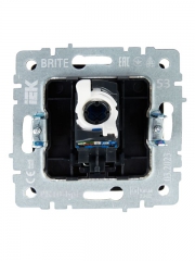 Розетка компьютерная СП RJ45 кат.5E BRITE РК10-БрГ графит IEK BR-K10-1-K53 BR-K10-1-K53