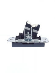 Розетка компьютерная СП RJ45 кат.5E BRITE РК10-БрМ маренго IEK BR-K10-1-K35 BR-K10-1-K35