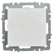 Заглушка с суппортом BRITE МЗ10-БрБ бел. IEK BR-PL10-K01 BR-PL10-K01