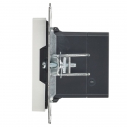 Розетка BRITE USB A+C 18Вт РЮ11-1-БрБ бел. IEK BR-U22-018-K01 BR-U22-018-K01
