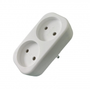 Разветвитель 2-м без заземл. 16А 250В IP20 полипропилен бел. TOKOV ELECTRIC TKL-S2-C01 TKL-S2-C01