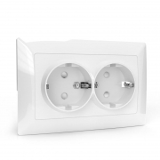 Розетка 2-м СП AVA 16А IP20 с заземл. защ. шторки в сборе бел. TOKOV LIGHT TKL-AV-R2FZSF-C01 TKL-AV-R2FZSF-C01