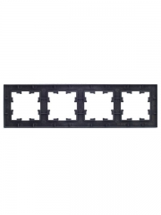 Рамка 4-м BRITE РУ-4-1-БрА металл алюм. IEK BR-M42-M-K47 BR-M42-M-K47