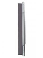 Рамка 1-м BRITE РУ-1-2-БрСе стекло сер. IEK BR-M12-G-K03 BR-M12-G-K03