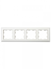 Рамка 4-м BRITE РУ-4-Бр бел./бел. IEK BR-M42-12-K01 BR-M42-12-K01