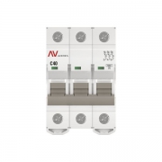 Выключатель автоматический модульный 3п C 40А 6кА AV-6 AVERES EKF mcb6-3-40C-av mcb6-3-40C-av