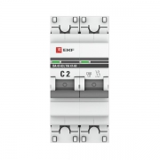 Выключатель автоматический модульный 2п C 2А 4.5кА ВА 47-63 PROxima EKF mcb4763-2-02C-pro mcb4763-2-02C-pro