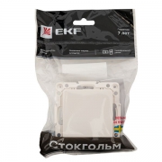 Выключатель 1-кл. Стокгольм 10А механизм бел. PROxima EKF EYV10-121-10 EYV10-121-10