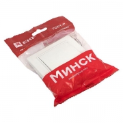 Выключатель 1-кл. СП Минск 10А IP20 бел. Basic EKF ERV10-021-10 ERV10-021-10