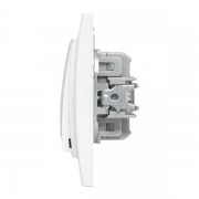 Выключатель 2-кл. СП Минск 10А IP20 бел. Basic EKF ERV10-023-10 ERV10-023-10