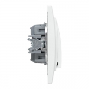 Выключатель 2-кл. СП Минск 10А IP20 с индикатором бел. Basic EKF ERV10-123-10 ERV10-123-10