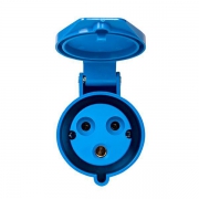 Розетка кабельная 16А 220В 2P+E IP44 EKF (213) ps-213-16-220 ps-213-16-220